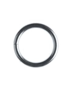 Welded round ring electro galvanized, 5mm, L30mm