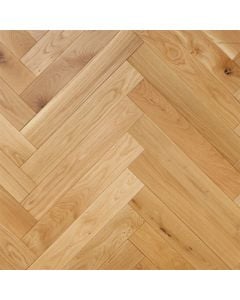 Solid wood flooring Oak, Markant grade, L&R, fishbone, 600x100x20mm, 1-box=0.960m2