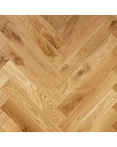 Solid wood flooring Oak, Rustick grade, L&R, fishbone, 600x100x20mm, 1-box=0.960m2