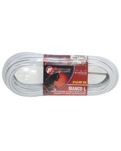 white pvc covered zinc coated steel cable
