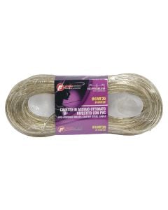 PVC covered brass-coated steel cable
