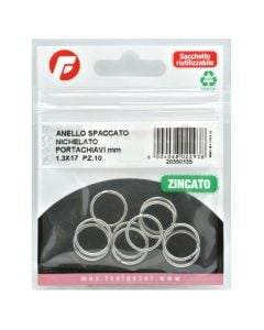 Nickle swivel spring ring