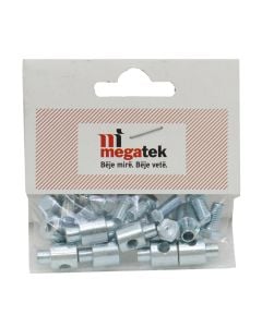 Zinc plated clip with side screw