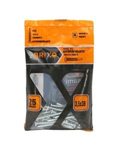 Pan Head  Self Drilling Screws, 3.5x38 mm 25pc/pack