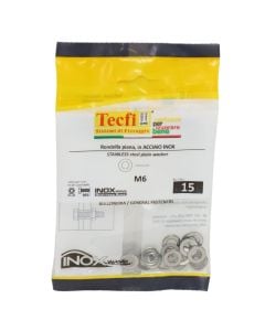 Plain washer normal series, A2 S/S, M6x12x1,6mm, Bag 15
