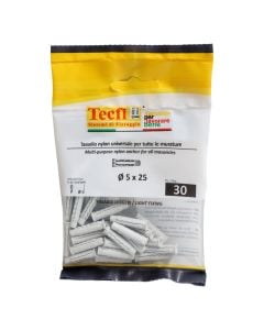Multi-purpose Nylon anchor (PATENTED), Ø 5x25mm, Bag 30