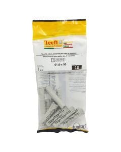 Multi-purpose Nylon anchor (PATENTED), Ø 10x50mm, Bag 10