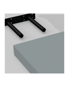 Floating shelf grey 595x235