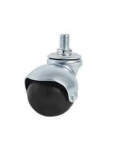 Rotary wheel, without brake, metalic/plastic, Ø  40 mm
