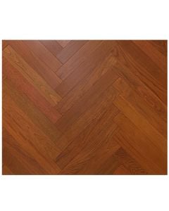 Solid wood flooring, Jatoba/Brazilian cherry, AB grade, 610 x 93 x 18 mm, 1-box=1.362m²