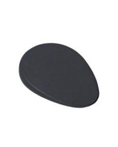 Doorstopper - Rubber - 83x60x14mm - black matt
