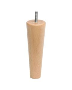Leg - wood - D50 x 150mm - Beech transparent