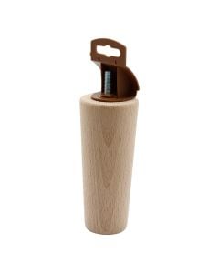 Leg - wood - D60 x 140mm - Natural beech