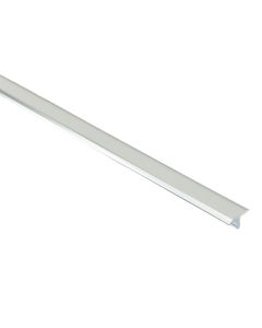 Profile ending, Aluminium chrome plolish, 4.5 x 2700 mm