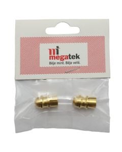 Ending cap for tube, Aluminium , brass, Ø11