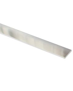 Profile flat, Aluminium chrome plolish, 20 x 2000 mm