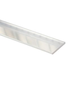 Profile flat, Aluminium chrome plolish, 25 x 2000 mm