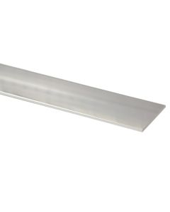 Profile flat, Aluminium chrome plolish, 30 x 2000 mm