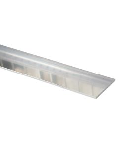 Profile flat, Aluminium chrome plolish, 40 x 2000 mm