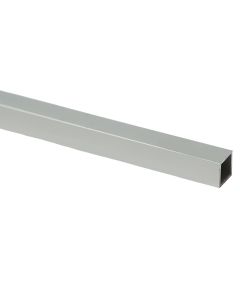 Profile empty square, Aluminium silver, 10 x 10 mm , 2000 mm