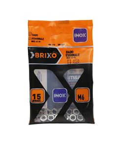 Hexagonal nut Stainless Steel, Brixo, M6
