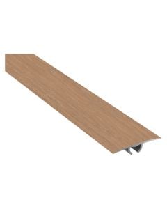 Aluminum profile, for parquet, in two functions, the same level, different levels, 930x30mm