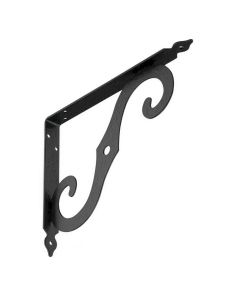 Strenghtened steel bracket  250x150x2,5 mm, black