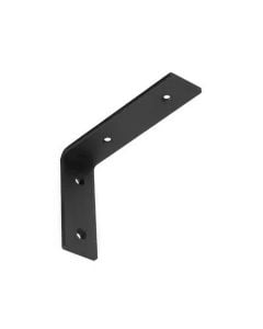 Strenghtened steel bracket, 159x108x40x6 mm, black