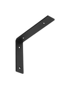 Strenghtened steel bracket, 209x159x40x6 mm, black