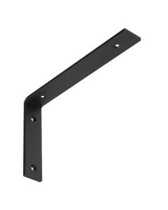 Strenghtened steel bracket, 260x159x40x6 mm, black