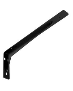 Strenghtened steel bracket, 400x150x40x4 mm, black