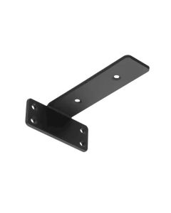 Strenghtened steel bracket, 150x100x40x5 mm, black