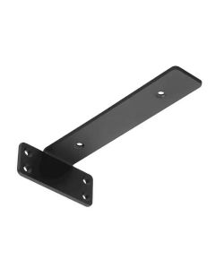 Strenghtened steel bracket, 200x100x40x5 mm, black