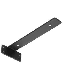 Strenghtened steel bracket, 250x100x40x5 mm, black