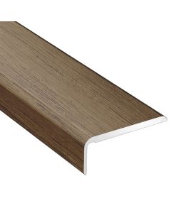 Aluminum profile, for parquet, in one functions, finishing, 25x10x2000mm