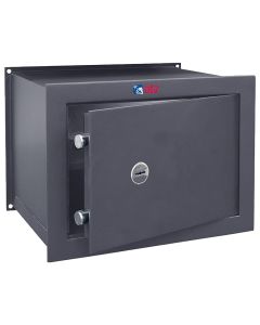Wall safe, lock, with key, 35 x  26 x 25 cm, wl 3625