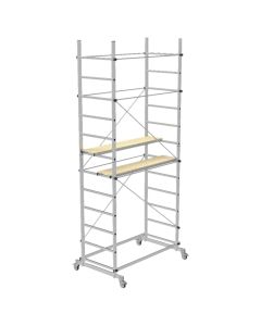 Zeus,  100 mm, aluminium scaffolding, total hight m 3.60, work platform