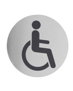 Sign board (for people with disabilities) Ø80 mm