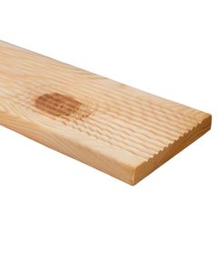 Treated wooden flooring (striped), Pine, 2x12x400 cm