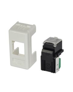 GEWISS telephone socket White Unica Top RJ11 4 contacts