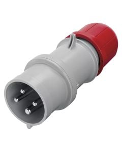 Movable spine 16A 3P + N, red color, IP44