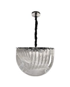 Hanging light, metal / glass, D500mm, 230V