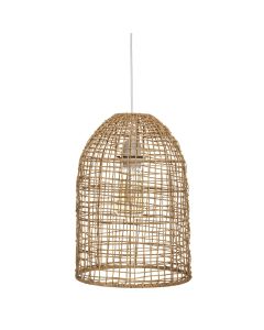 Hanging light KARLA, E27, 1x60W, D. 24 x H. 34 cm, wood material, 230V.