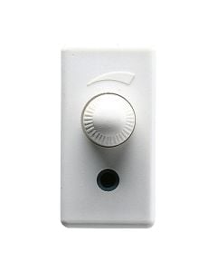 Electronic, rotating regulator - for resistive/inductive loads - rotary - 1 module - system white