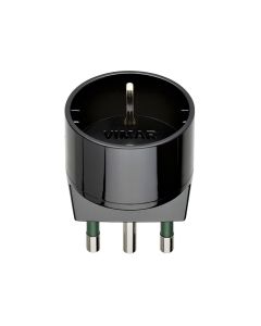 Adapter 16A, bivalent ne shuko (black)