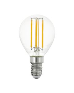 Led Eglo lamp, with 4 watt led filament, 470 lumens, 2700K warm light, with E14 port lamp