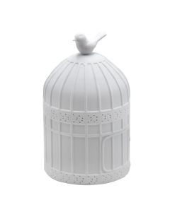 LED cage shape luminaire, 15x25cm, 230V, E14