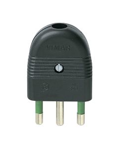 Spine 16A bivalent, black, 230V, 16A