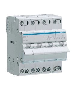Commutator 1-0-2, 4 polar, 40A, 400V, 0.60A, AC current, IP20