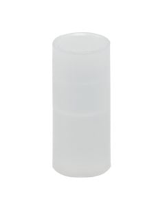 Couplings for corrugated pipe, D25 mm, plastic, transparent.